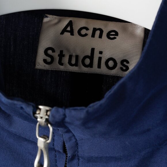 Acne Studios SS/16 Rane Blue Poplin Full-Zip Mini Dress - Picture 4 of 9